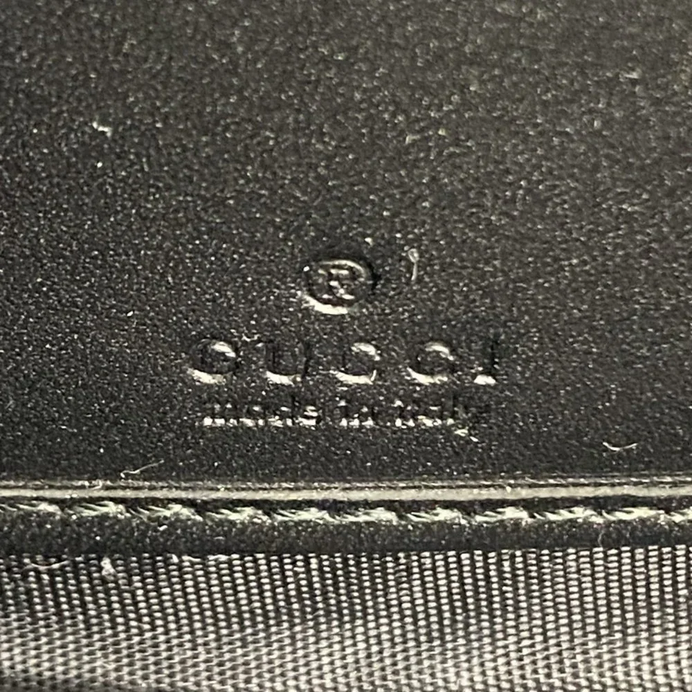 Gucci Floral Print Wallet - Green and Gold - Picture 4 of 10